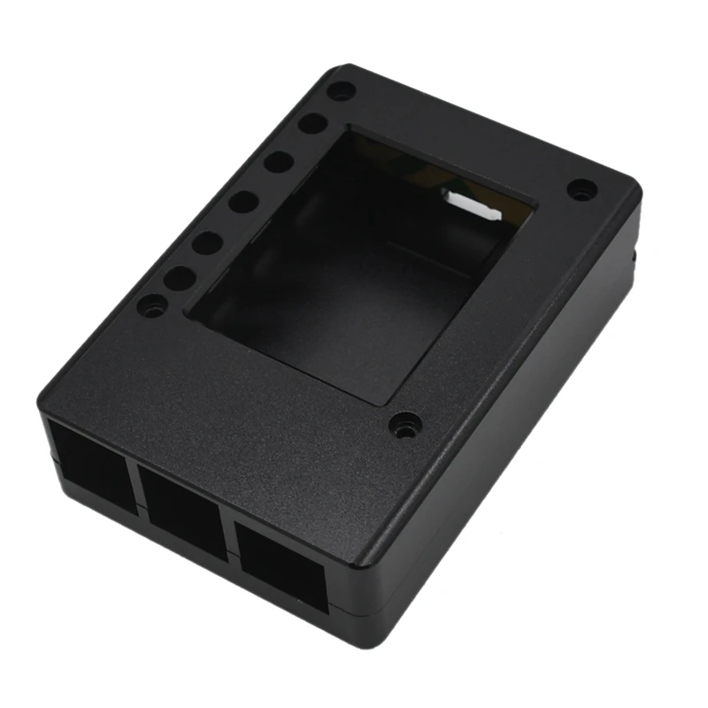 

Aluminum Alloy CNC Case Kit 2.4 Inch Contact TFT Screen with Fan for Raspberry Pi 4B Contact Screen Metal Portable Box Kit