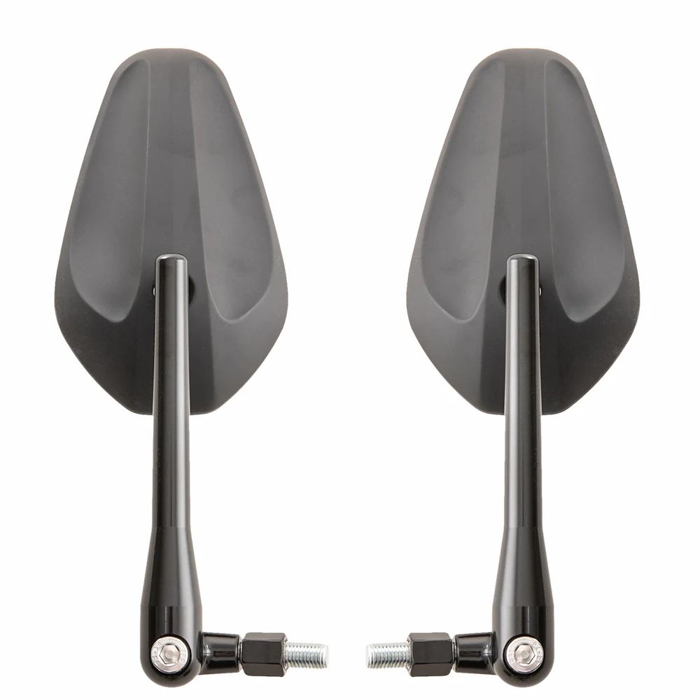 Черные мотоциклетные зеркала заднего вида с ЧПУ 10 мм мотоциклетное зеркало для Sym