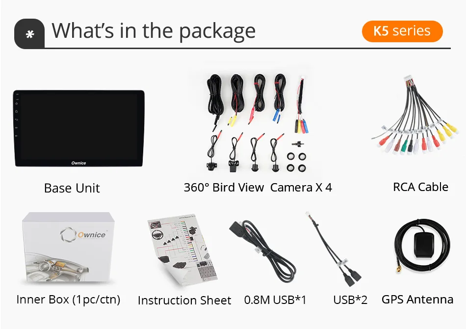 Автомобильный радиоплеер Ownice 2din 6 ядер Android 7 1 GPS-навигатор для Honda шаттл 2018 2019 4G LTE
