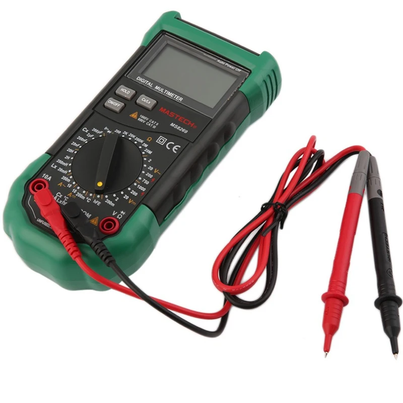 Mastech бренд MS8269 3 1/2 цифровой мультиметр AC/DC Напряжение Ток Сопротивление Емкость LCR метр температурная индуктивность тест