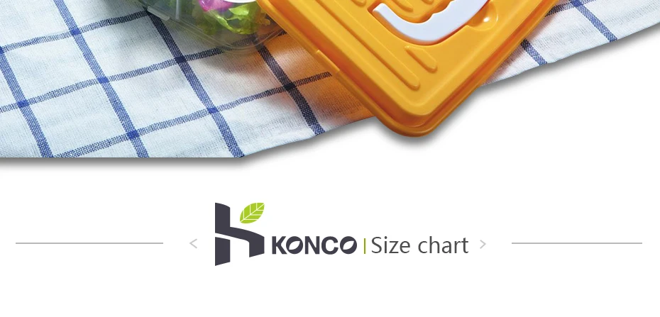 Konco холодильник Microwavable свежий хранения коробка анти-перекрестный вкус портативный яйцо овощи фрукты коробка для хранения еды