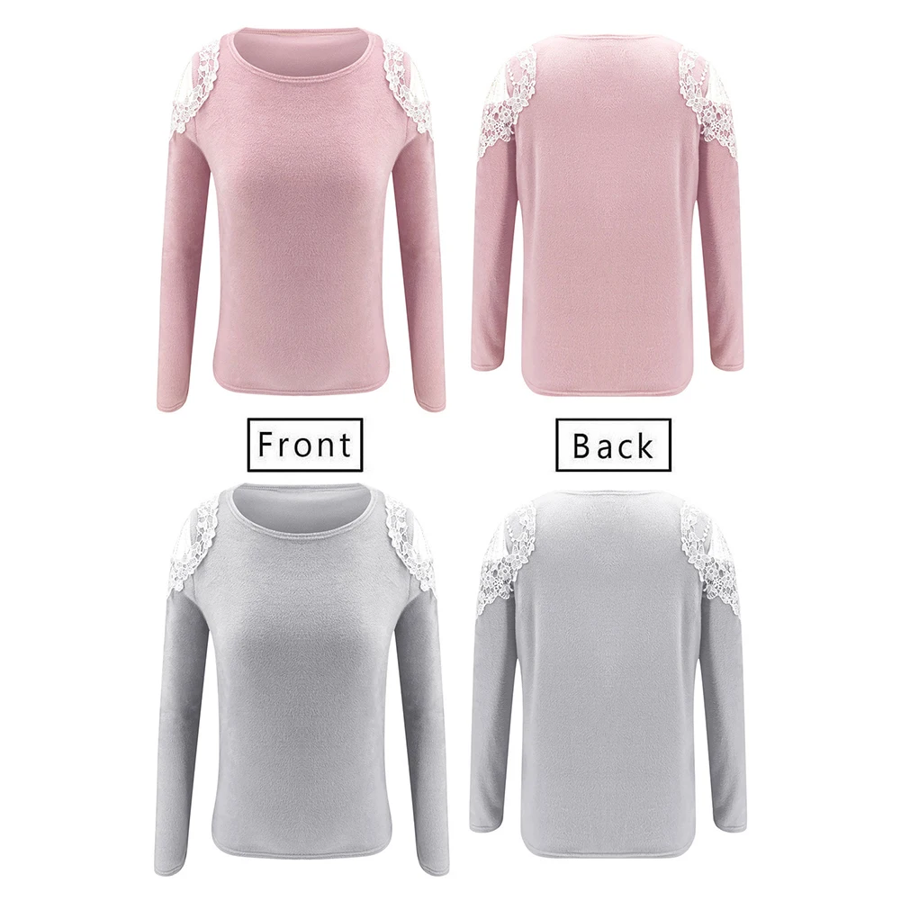 V Nect вязаный зимний женский свитер с открытыми плечами Повседневный пуловер