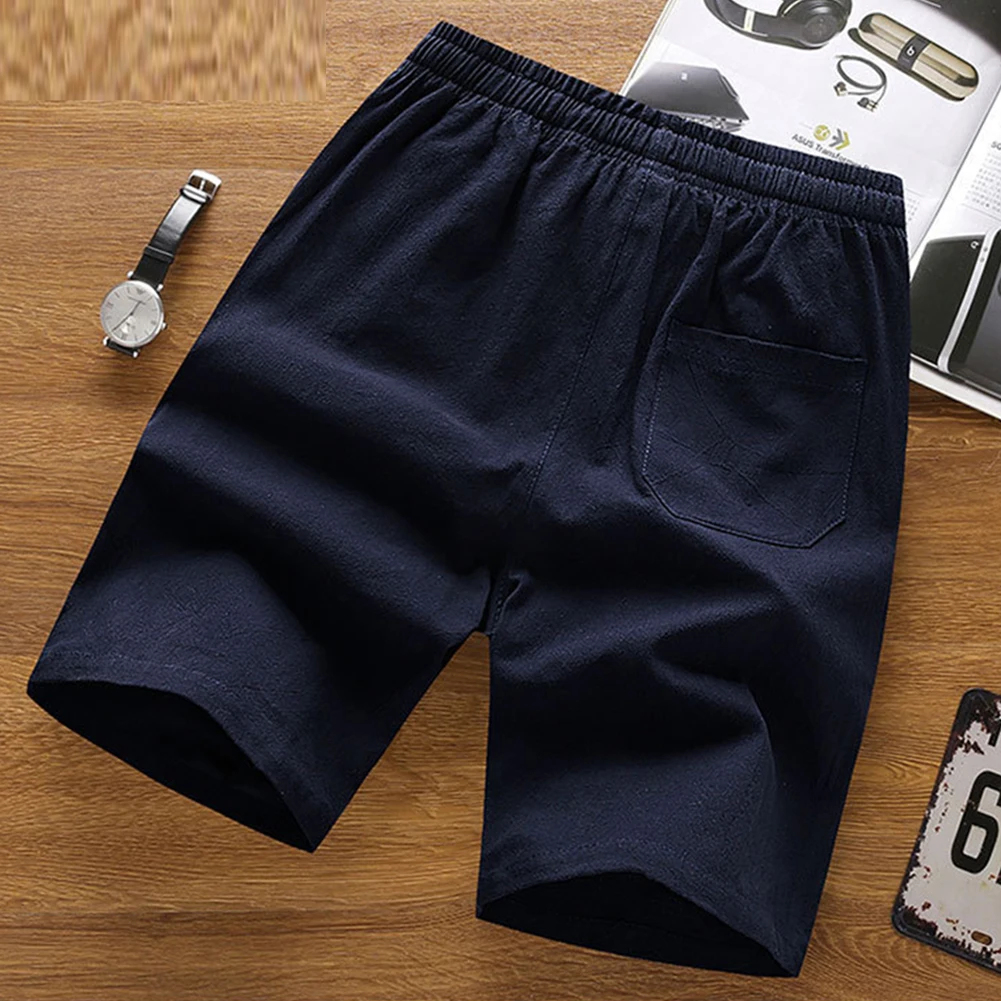 

2021 Summer Mens Casual Shorts Cotton Male Short homme Brand Clothing Solid Men's Shorts Plus Size Soft Comfort Breathable M-5XL