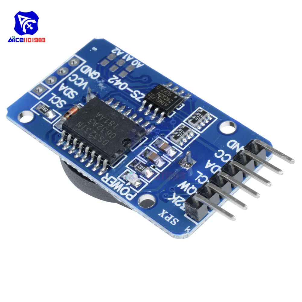 Diymore DS3231 AT24C32 IIC Высокоточный RTC модуль памяти в режиме реального времени для Arduino без батареи