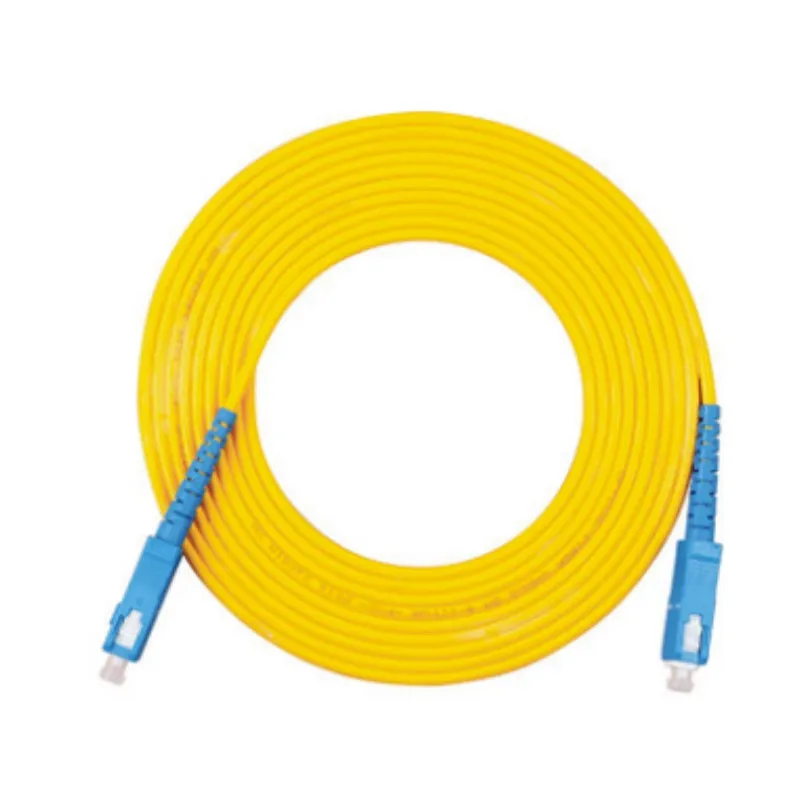 100 шт. оптоволоконный патч корд из ПВХ G652D с коннектором SC диаметром 2 0 мм 1