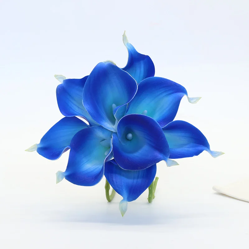 9 шт. Calla Lily Калла из латекса лилия свадебное украшение Цветочная композиция