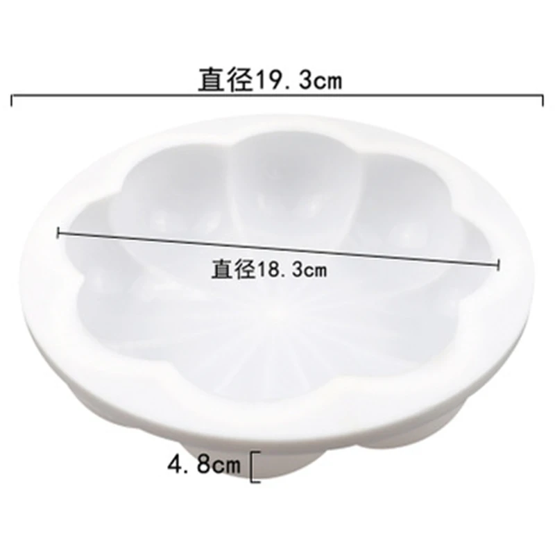 Восемь лепестков цветка силиконовая форма для выпечки мусс выпекания