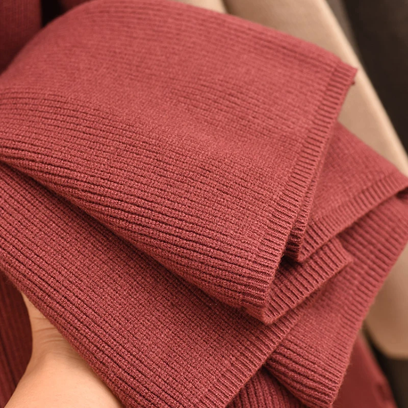 

HWLZLTZHT Oversized short thick Sweater Dress Women turtleneck Long Sleeve straight Knit casual Dress female loose dress