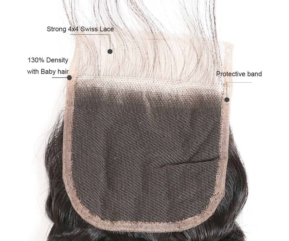 Ali queen hair средний коэффициент 7А перуанские девственные волосы глубокая волна кудрявые человеческие волосы пряди с закрытием 3 пряди с закрытием