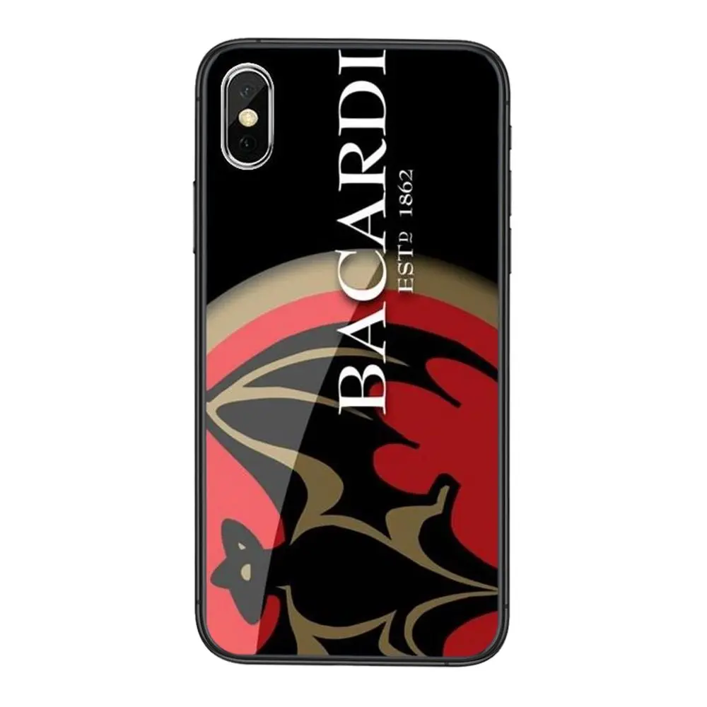 Кожаный чехол для сотового телефона Bacardi Bat Apple iPhone 11 12 Mini Pro 5 5S SE 5C 6 6S 7 8X10 XR XS Plus Max -