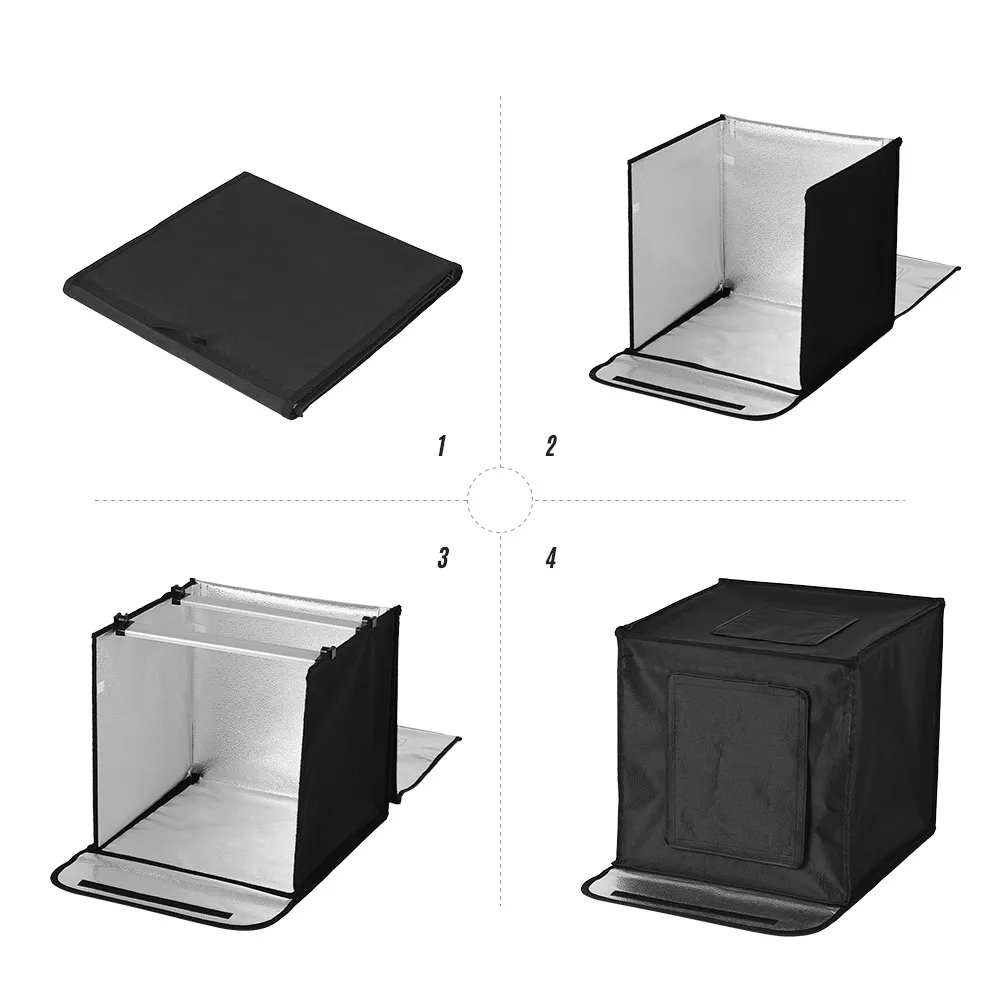 Складная фотостудия тента вспышки для студийной фото съёмки коробка 16*16*16 дюймов