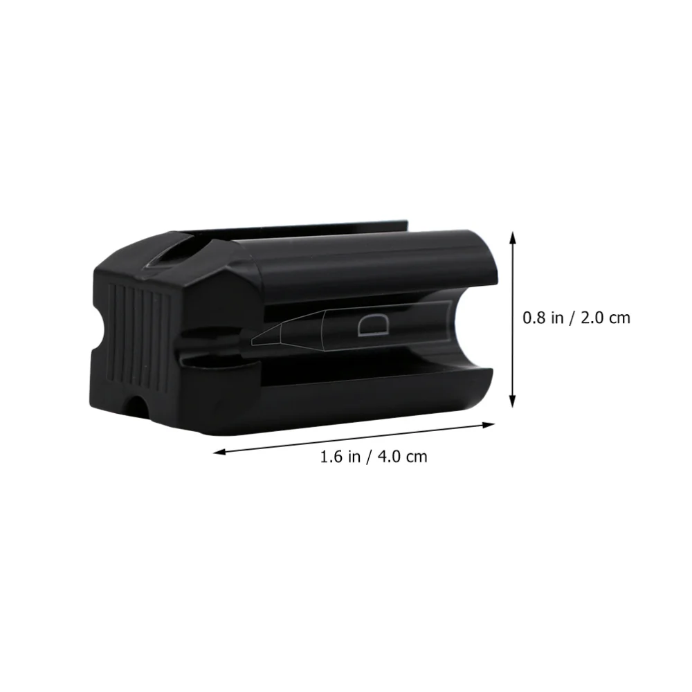 

3Pcs Brow Pencil Sharpener Cosmetic Pencil Sharpener Makeup Supplies (Black)