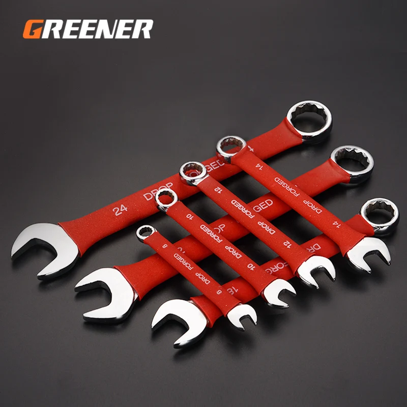

Greener 1pc Plum Blossom Dual-purpose Wrench Open-end Wrench Ratchet Spanners Hand Tool Universal Wrench Tool Car Repair Tools