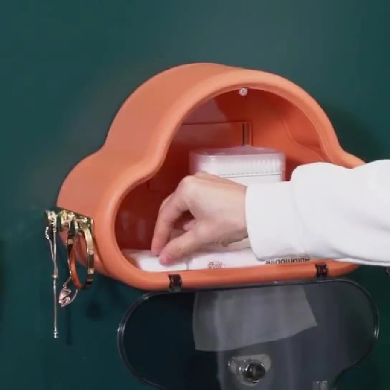 Creative Cloud Форма хранилище для туалетной бумаги коробка покрытия настенные Удар