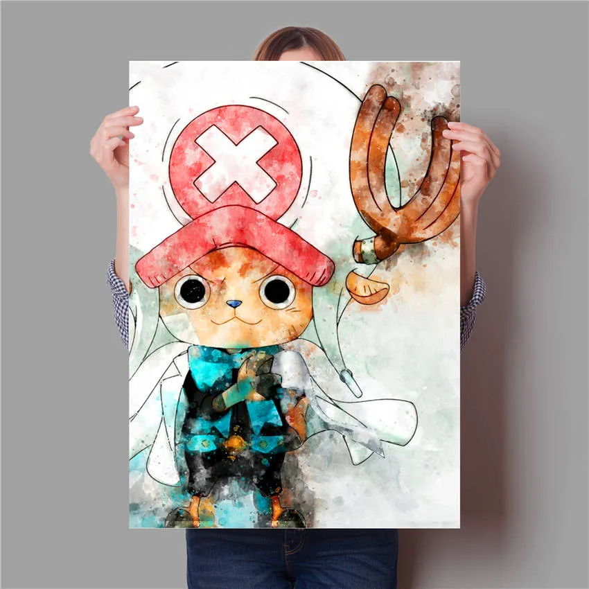 

Classic Japanese Anime One Piece Picture Bedroom Living Kids Room Sofa Wall Art Home Decor Quality Canvas Painting Poster K900