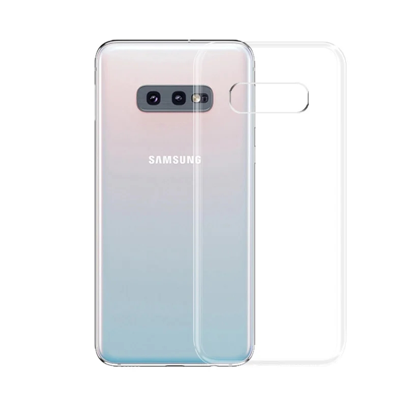 Силиконовый мягкий прозрачный чехол для Samsung Galaxy S5 S6 S7 Edge S8 S9 S10 Lite S20 Plus Ultra Note 5 8 9 10