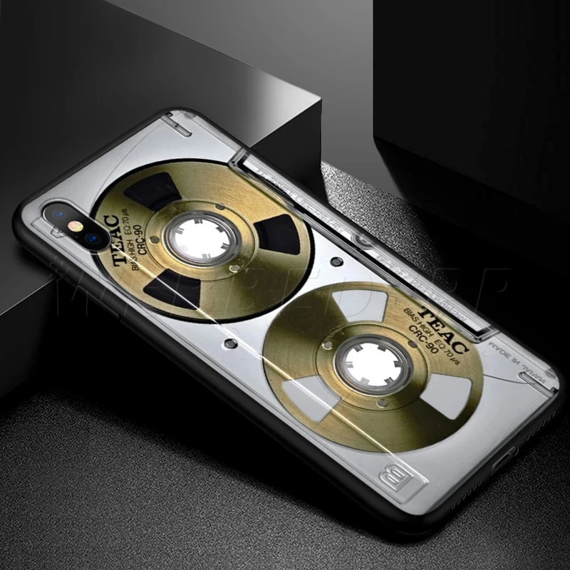 Webbedepp Ретро Классический кассеты чехол для Apple iPhone 12 11 Pro XS Max XR X 8 7 6 6S Plus 5 5S SE |