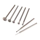 Алмазные насадки для резьбы по нефриту, 2,35 мм, 7 шт., 1234568 мм