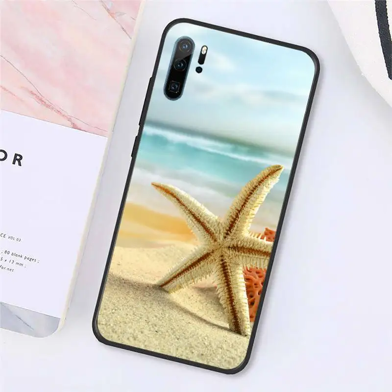 

Beach Starfish Star pattern Phone Cases For Huawei honor Mate P 10 20 30 40 Pro 10i 9 10 20 8x Lite Y91C V17 6.38 6.44