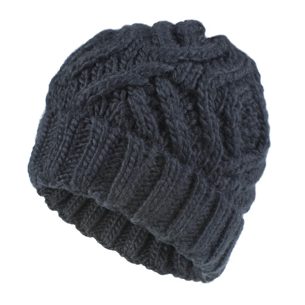 2019 теплые зимние шапки женский шерстяной вязаный твист Skullies Beanie шапка для зимы