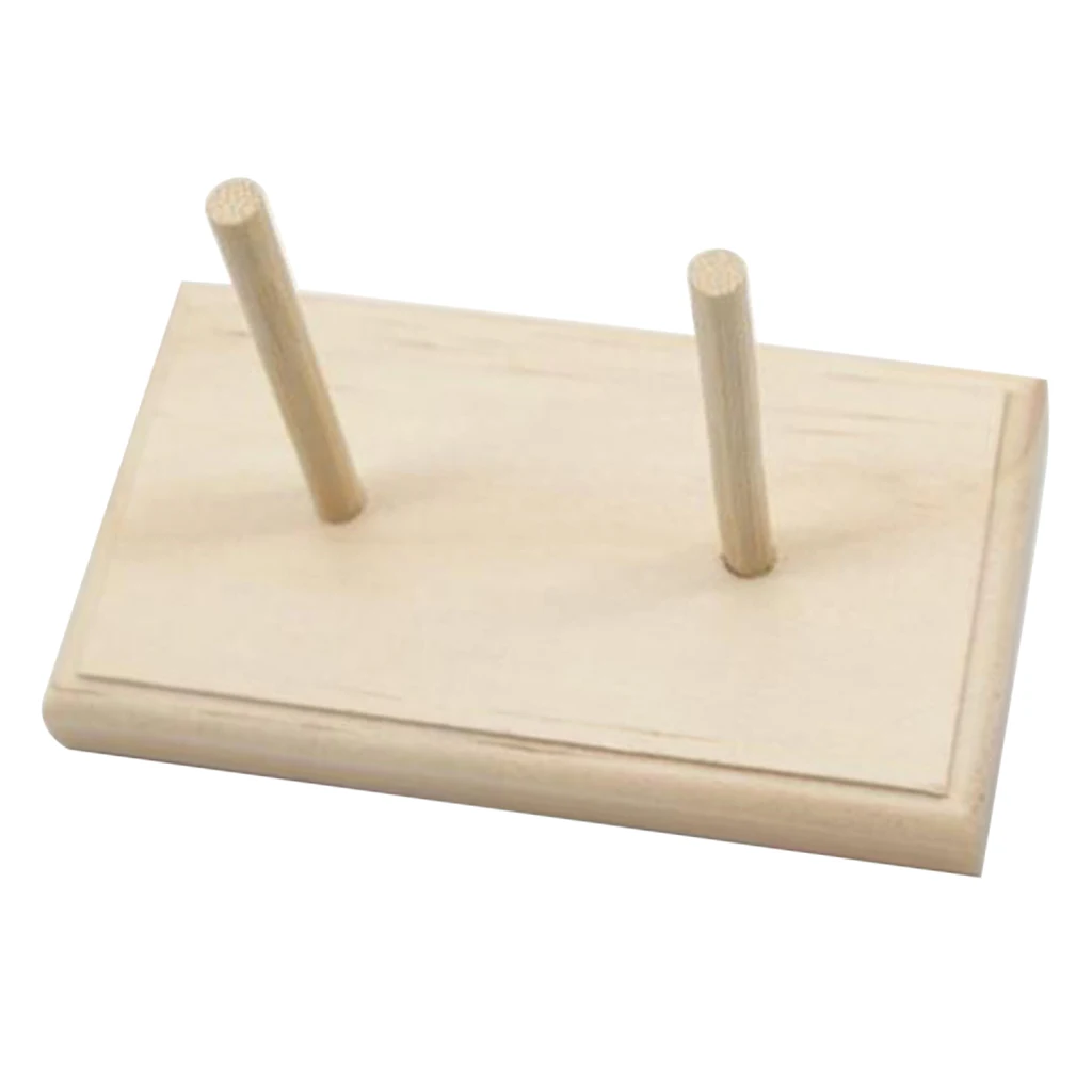 2 катушка ниток деревянный держатель для швейный Органайзер вышивки | Дом и сад