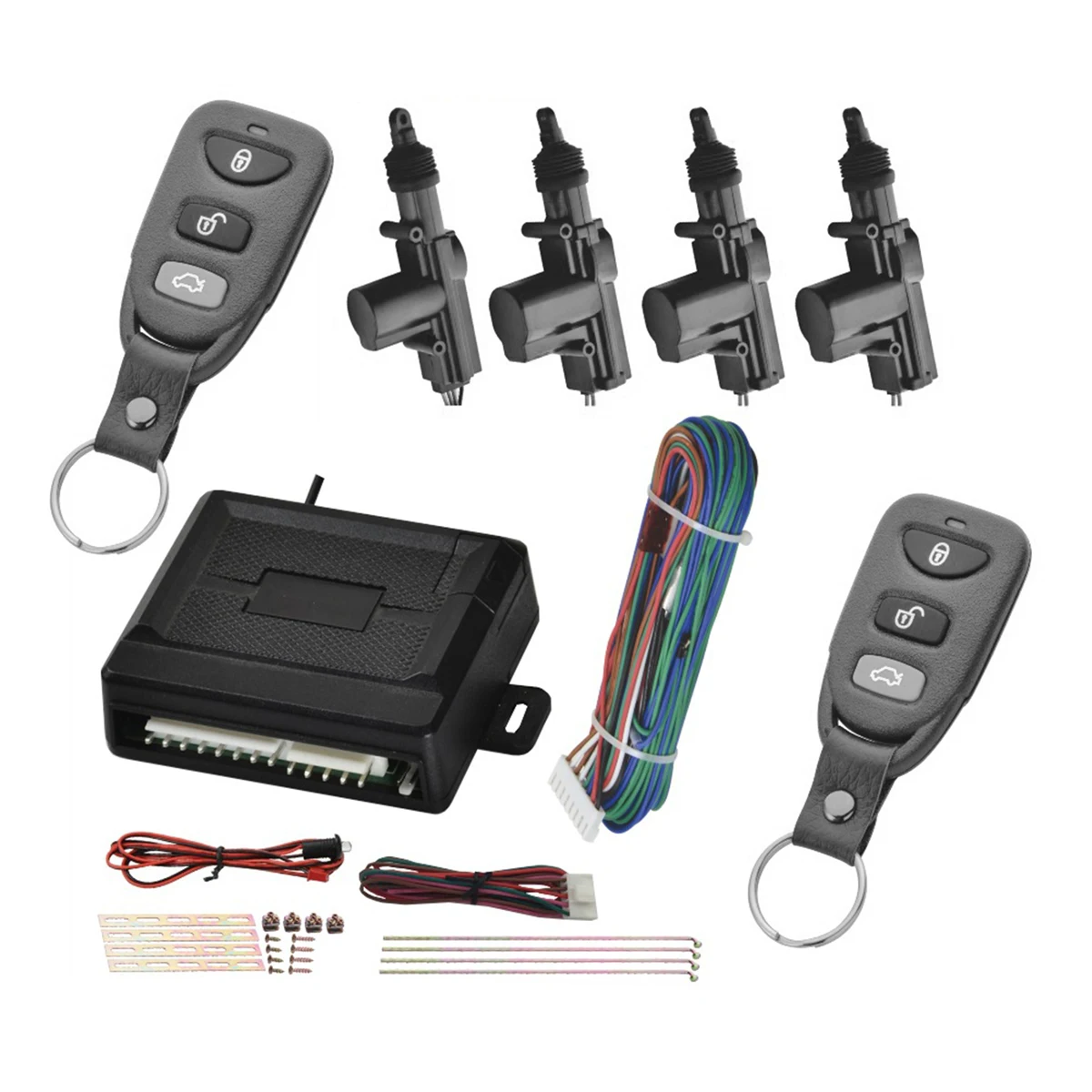 1 комплект Автомобильная сигнализация охранная система со складным ключом пульт
