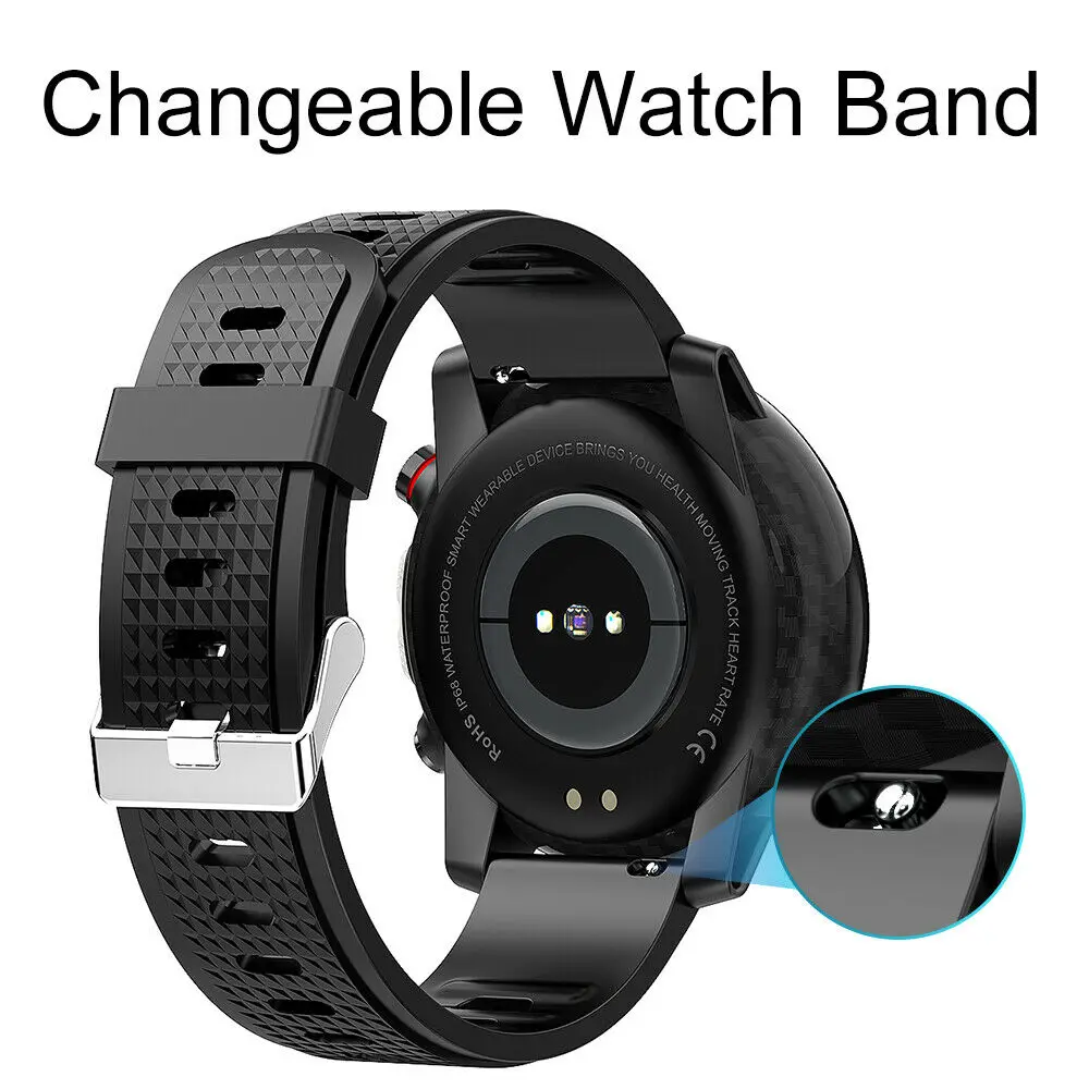 

1.3inch Waterproof Smart Watch Women Sport PPG ECG Bluetooth Smartwatch Full touch screen Men Fitness Tracker Heart Rate Monitor