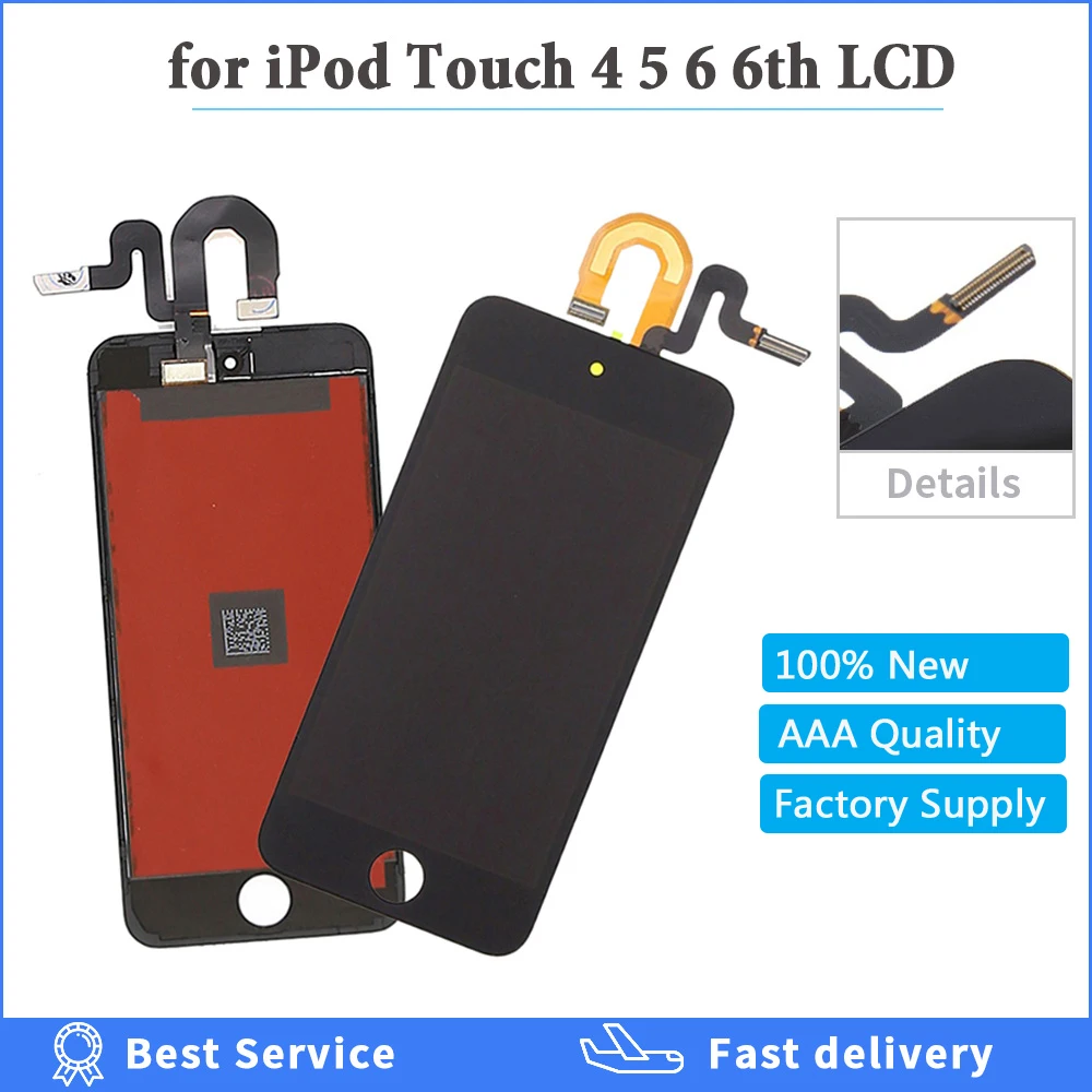 ЖК дисплей для iPod Touch 4 5 6 кодирующий преобразователь сенсорного экрана в сборе го
