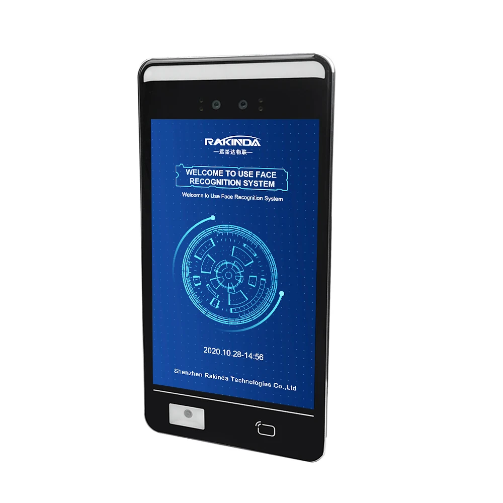 Автоматический Бесконтактный ИИ терминал распознавания лица с QR ридером