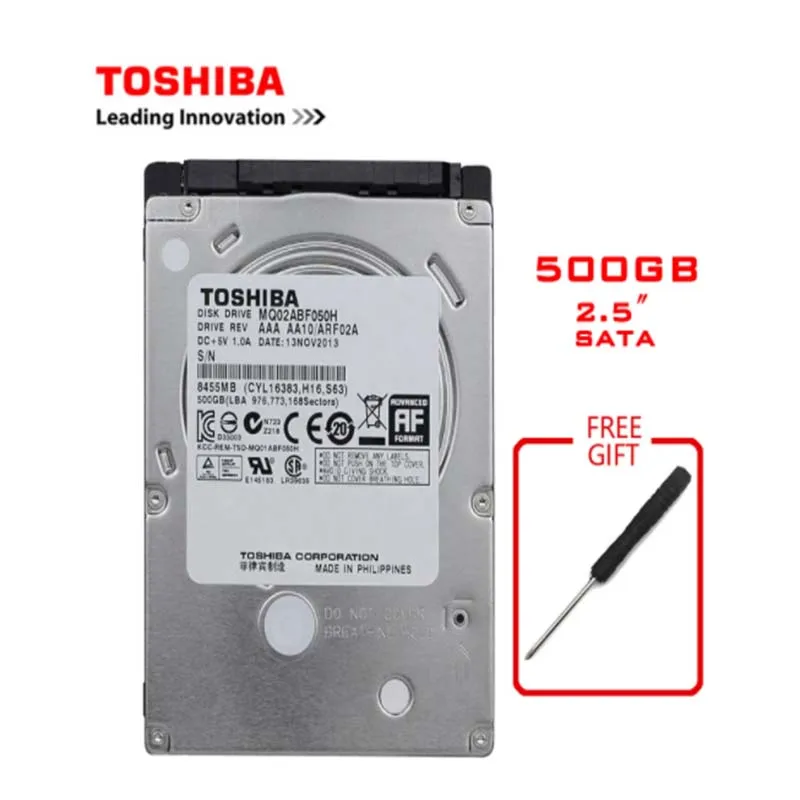 TOSHIBA Internal 120G 160G 250G 500G 1T 2T HDD 320GB 2 5 &quotSATA2 ноутбук жесткий диск 5400-7200RPM Disco Duro Interno |
