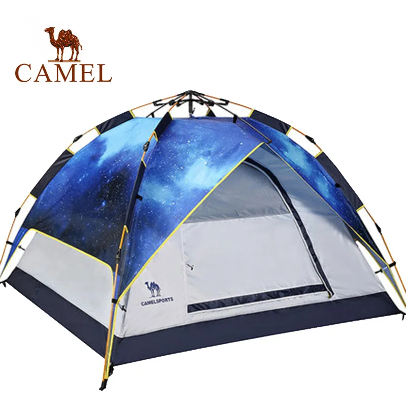 CAMEL outdoor 3-4 people rainproof family camping quick-opening double-layer thickened hydraulic tent manufacturer | Спорт и