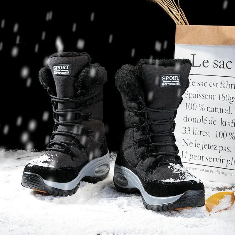 Женская обувь Уличные ботинки Зимние рабочие Теплая Нескользящая износостойкая