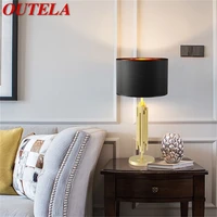 outela modern table lamp design bedside led desk light luxury creative decorative for home bedroom living room office