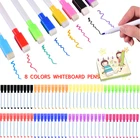 Магнитные маркеры, ручки для сухого стирания, ручки со стираемым стеклом, керамическая белая доска, красные ручки, детские принадлежности для рисования, школы, офиса, класса