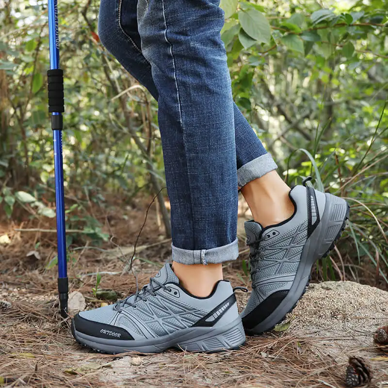 

Men's Casual Shoes Man's Breathable Sport Shoes Male Outdoor Sneaker Anti-collision Toe Non-slip Men's Shoes Large Size 39-45