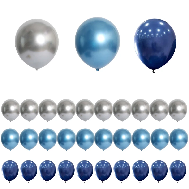 30 шт. конфеты золотистые/Серебристые/хромированные/синие/золотистые|Воздушные