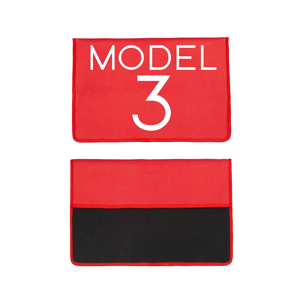Для Tesla Model 3 2017 2020 аксессуары красная крышка дисплея рукав без шнуровки Защита от