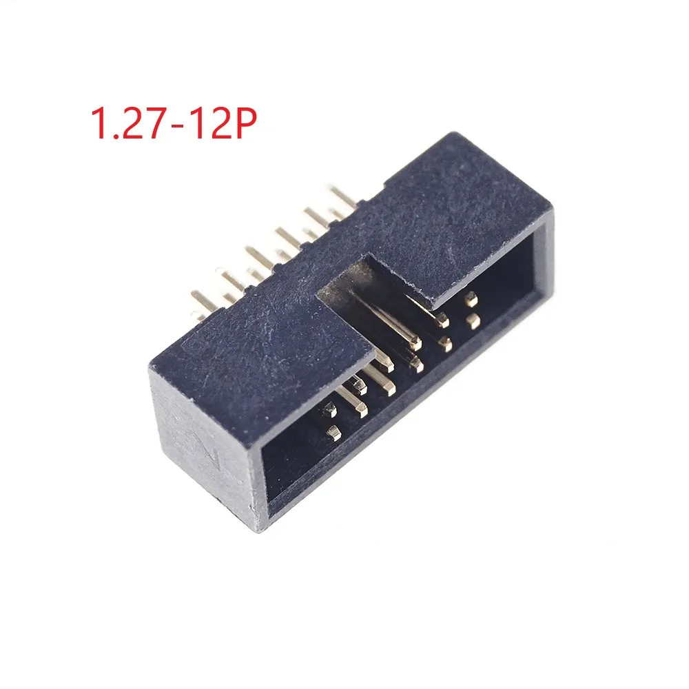 10 шт. коннектор для коробок 1 27 мм x 2x6 Pin 12 два ряда сквозное отверстие dip Тип прямой