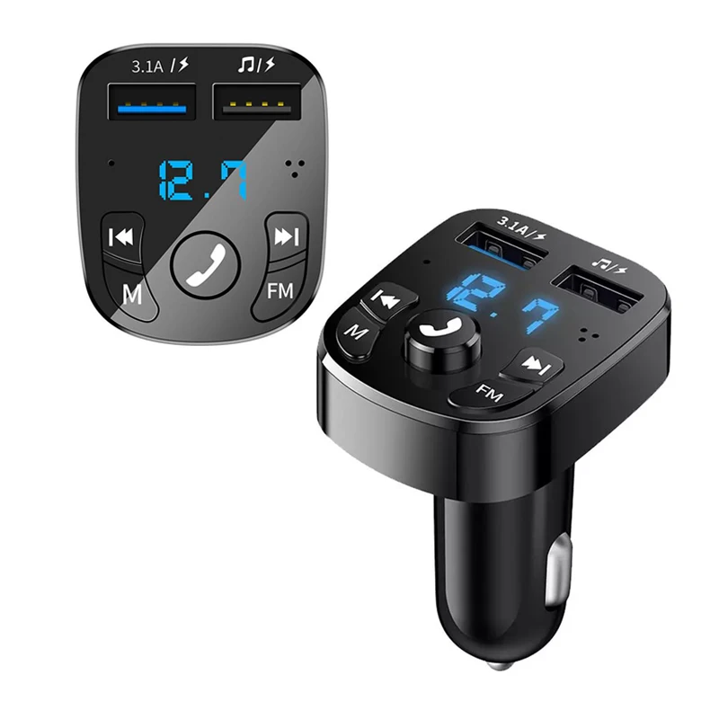 

Car Bluetooth MP3 Player Car FM Launch Car Hands-Free Car Phone Music U-Disk USB Charger Dropshipping Wholesale
