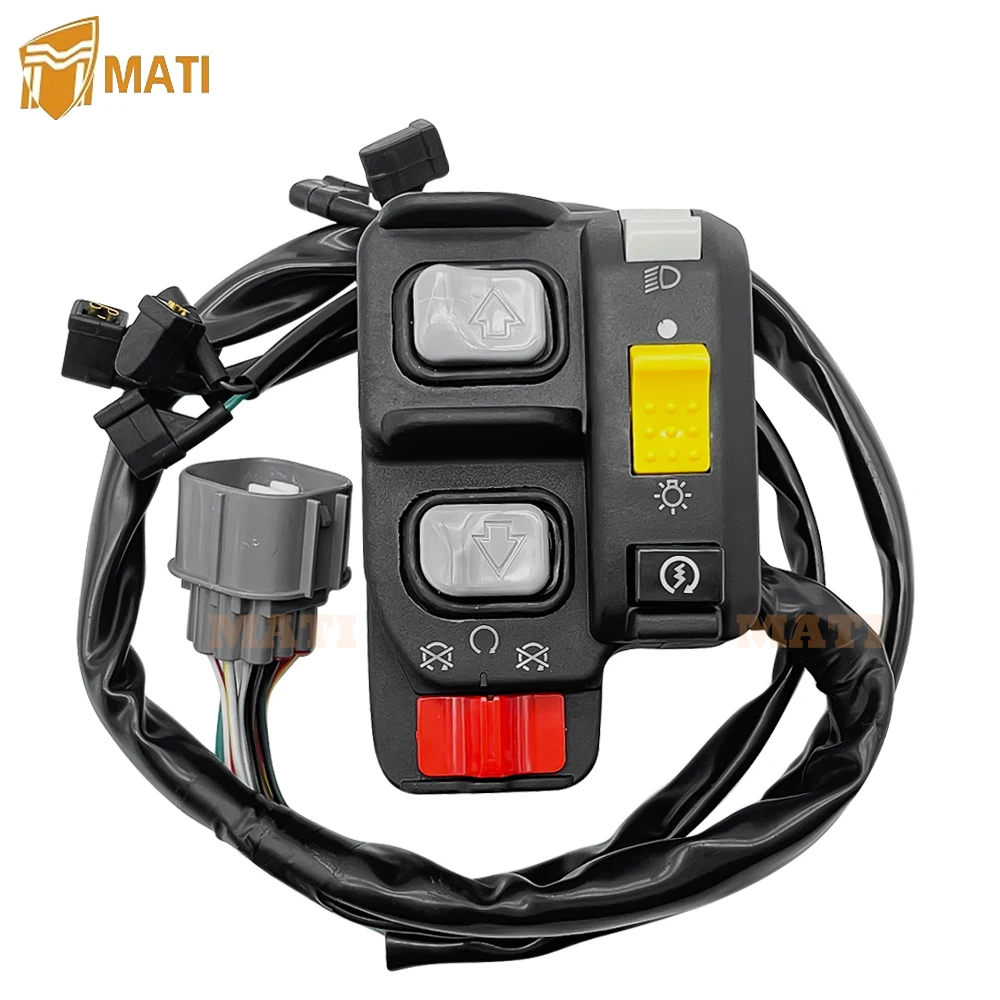 

Left Handlebar Switch Electric Shift Start Stop Headlight for Honda TRX420 TRX420FA TRX420FPA Rancher 420 35140-HP7-A02