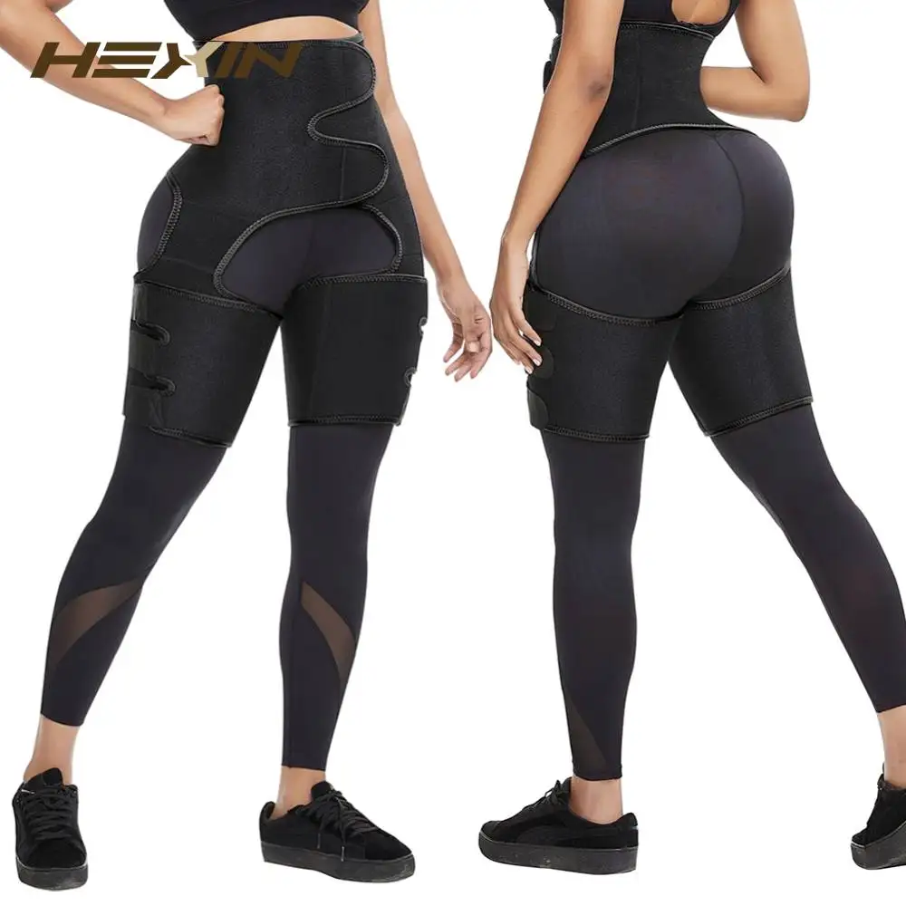 Неопреновый тонкий триммер HEXIN для ног утягивающий пояс похудения тренировочная