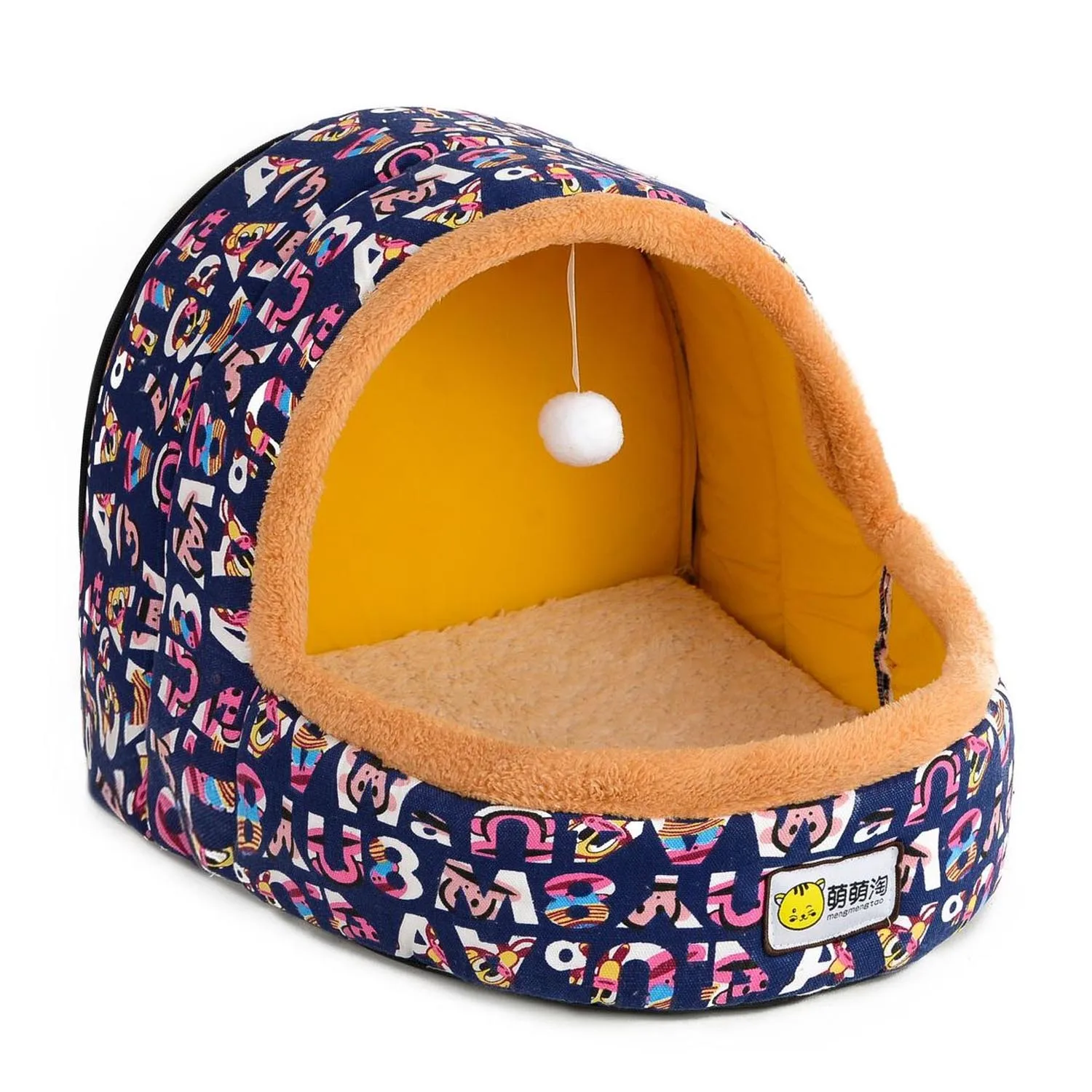 Зимняя одежда для собак маленьких кровать из мягкого плюша Теплая подушка