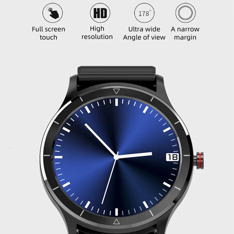 

ZM08 Smart Watch Music Contral HD Large Screen Waterproof Thermometer Smartwatch Men Sport Clock Fitness Tracker For Android Ios