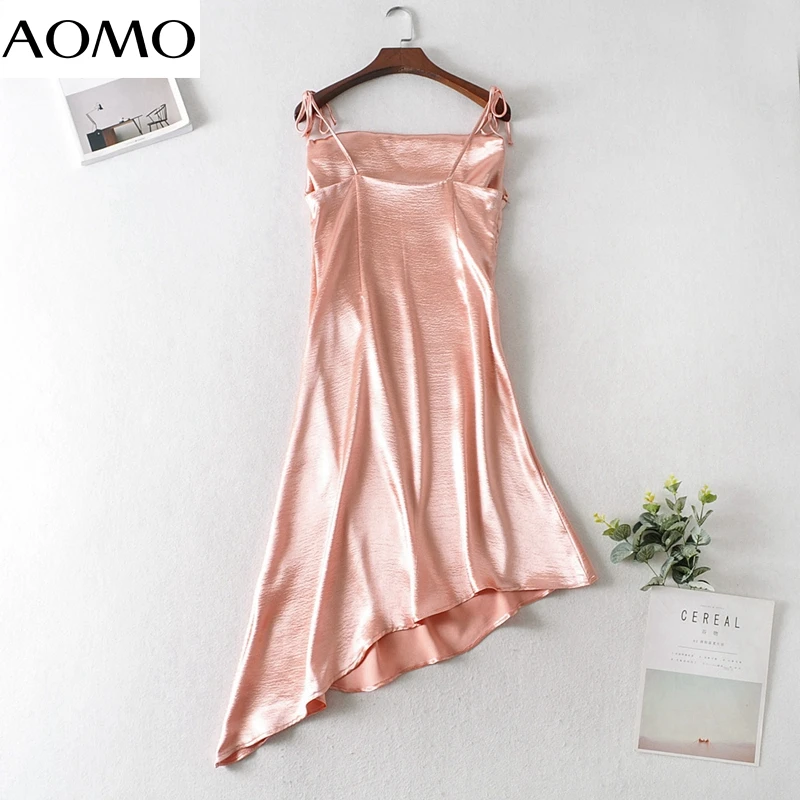 

AOMO fashion women sexy party mini dress adjustable spaghetti strap ladies vintage short dress vestidos JA22A