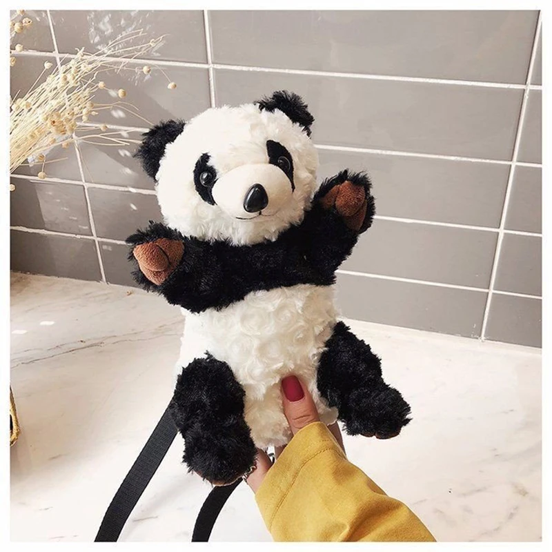 Женская сумка новые модные плюшевые panda с героями мультфильмов милые сумки