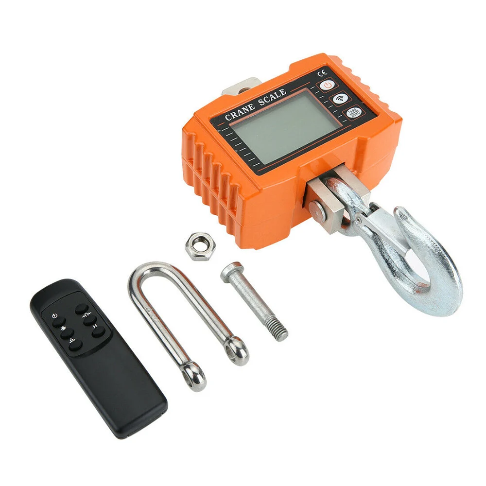 1000 кг/2000LBS крановые весы Портативный ЖК-дисплей цифровой Промышленные подвесные