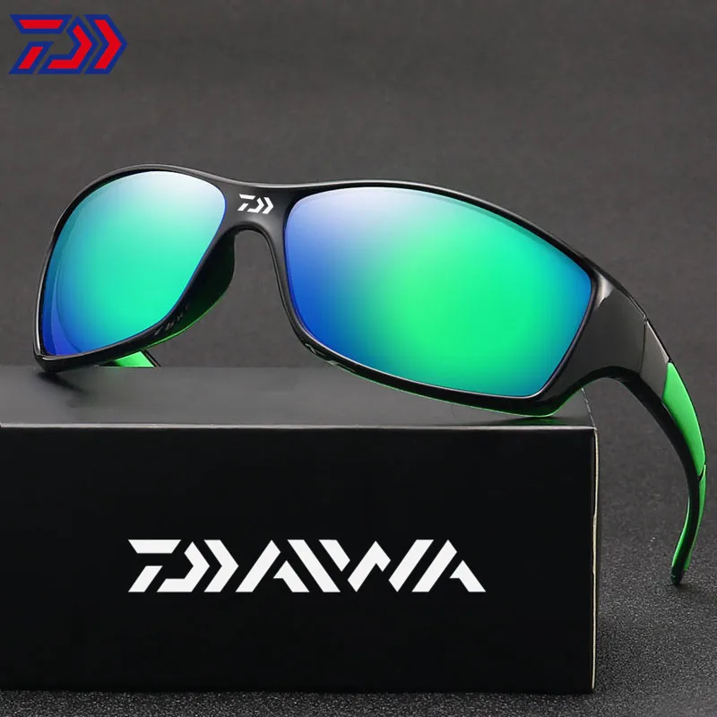 

Новинка 2021, мужские солнцезащитные очки в стиле ретро, классические квадратные цветные солнцезащитные очки Daiwa для спорта на открытом возду...