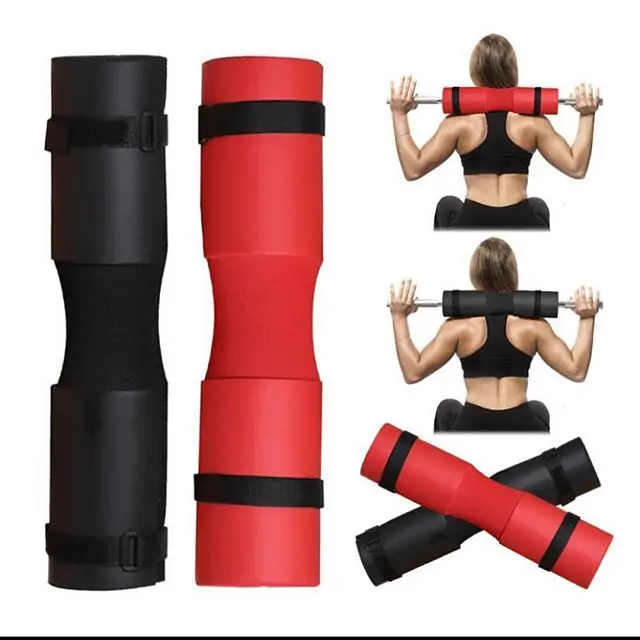 Штанга с завязками для подтягивания Защита спины плеч бодибилдинга фитнеса