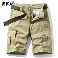 chaifenko summer cotton casual cargo shorts men 2021 new army tactical shorts pants loose work multi pocket mens military shorts