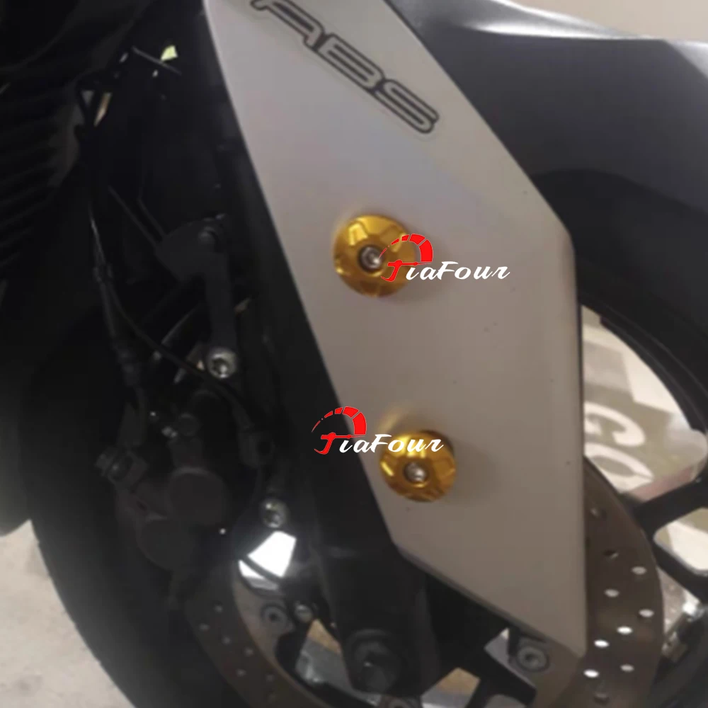 Для YAMAHA NVX 155 AEROX FORCE TMAX 500 T-MAX 530 FZ1 FZ6 FZ8 XJ6 переднее крыло рамка ползунок винт болт